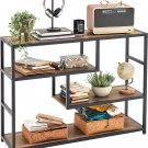 LINSY HOME Console Table for Entryway, Small Sofa Table for Living Room with 4 T