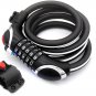 Keyless Bicycle Cable Lock Security Resettable Combination Bike Cable Steel Lock
