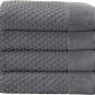 100% Cotton Quick-Dry Bath Towel Set (30 X 52 Inches) Highly Absorbent, Textured