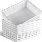 Eslite A4 Size Plastic Storage Basket,Desktop File Paper Letter Organizer Tray,