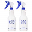 Plastic Spray Bottles 2 Pack, 24 Oz, Bealee All-Purpose Sprayer for Cleaning Sol