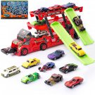 MIHUI Toddler Boy Toys Small Cars Carrier Semi Truck Toy for Age 1-7 Years Old B