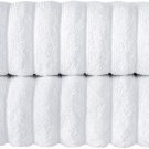 Classic Turkish Towels - 2 Piece Luxury Ribbed Bath Towels - 100% Turkish Cotton