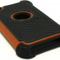 Bastex Hybrid Armor Case for Apple Ipod Touch 4, 4Th Generation - Orange+Black *