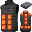 MIDIAN Lightweight Mens Heated Vest down Electric Heating Vest 7.4V with Battery