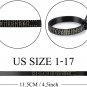TANJIN Black US UK Ring Sizer Measuring Tool Plastic Finger Sizer Ring Gauge Mea