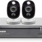 Swann Home Security Camera System, 4 Channel 2 Cameras, Wired CCTV Surveillance