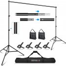 DERSECO 8.5X10Ft Photo Backdrop Stand for Photoshoot, Adjustable Photography Pho
