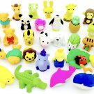 Ohill Pack of 32 Animal Erasers Bulk Kids Pencil Erasers Puzzle Erasers Mini Nov