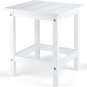 BACAZO 18" Outdoor Side Table &acirc;�� Natural Wood &acirc;�� Perfect Mate to Most Relaxing Cha