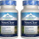 Ridgecrest Herbals Sinusclear, Complete Sinus Support, 60 Vegetarian Capsules (2