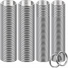 FANDAMEI 200 Pieces Split Key Rings Bulk for Keychain Key and Art Crafts(25 Mm /