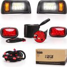 9.99WORLD MALL Golf Cart 12 Volt LED Headlight and Tail Light Kit for Club Car D