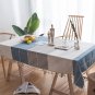 H&Wanss Tablecloths Rectangle Washable Table Cloth Heavy Duty Dust-Proof Table C