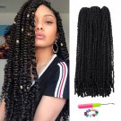 Afro Bom Twist - 3 Pack 24 Inch Water Wave Bom Twist Crochet Hair for Black Wome