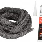 Stanbroil Graphite Impregnated Fiberglass Flat Rope Seal and High Temperature Ce