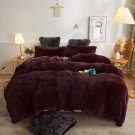 Xege Plush Shaggy Duvet Cover Set Luxury Ultra Soft Crystal Velvet Bedding Sets