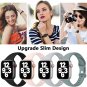 Geekspark 4 Pack Slim Band Compatible with Apple Watch Band 38Mm 40Mm 41Mm 42Mm