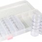 Everything Mary Large Plastic Bead Storage Organizer Box, 28 Jars - Containers f