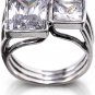 Joolala Eclectic Ring 925 Sterling Silver with Cubic Zirconia Women’S Ring Elega