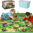 Dinosaur Toys with Dinosaur Figures, Activity Play Mat & Trees for Creating a Di