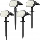 Solar Spot Lights Outdoor Solar Landscape Lights , 4-Models Ip67 Waterproof 65 L