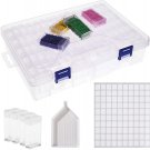 Arranpaces Art Diamond Painting Storage Containers 84Grid Small Beads Nail Craft