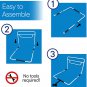 RMS Single Hand Bed Rail - Adjustable Height Bed Assist Rail, Bed Side Hand Rail