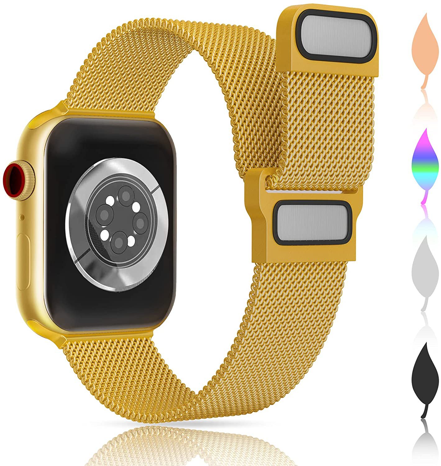 Metal Watch Bands Compatible for Apple Watch Band 41Mm 40Mm 38Mm 42Mm 44Mm 45Mm