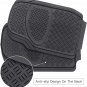 Matdology 3Pc Set Heavy Duty Rubber Trimable Car Floor Mats Front & Rear for Car
