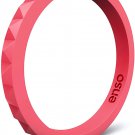Enso Rings Stackable Pyramid Silicone Wedding Ring – Hypoallergenic Unisex Stack