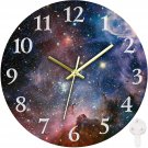 Britimes round Wall Clock, Silent Non Ticking Clock 10 Inch, Decor for Bathroom,