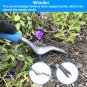 COSEAYU 7-Piece Garden Tool Sets,Including Garden Trowel,Transplanter,Rake,Fork,