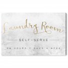 Runway Avenue Typography and Quotes Wall Art Canvas Prints 'Laundry Room' Home D