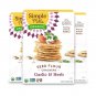 Simple Mills Organic Seed Crackers, Garlic & Herb, Gluten Free, Flax Seed, Sunfl