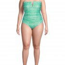 Catherine Malandrino Women'S plus Size V-Neck Convertible Strap One-Piece Swimsu