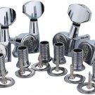 Wilkinson E-Z-LOK Guitar Machine Heads – (6 Left Hand) Sealed Tuning Key Pegs Tu