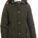 Womens Diamond Quilted Jacket Lightweight Padding Coat with Pockets, Regular and