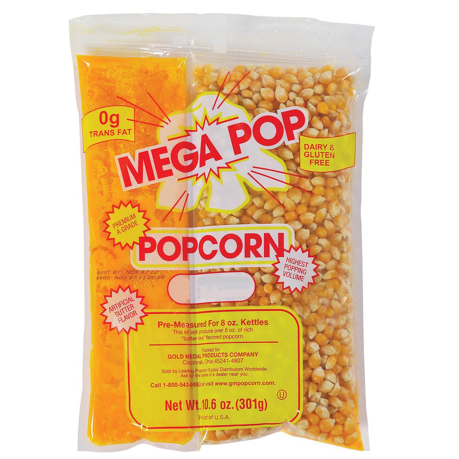 Gold Medal Mega Pop Popcorn Kit (8 Oz., 24 Ct.)