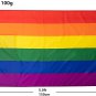 Rainbow Flag 3X5 FT LGBTQ Gay Lesbian Flags - Heavyduty Thick Polyester Nylon Do