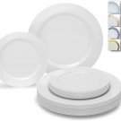 " OCCASIONS" 120 Plates Pack,(60 Guests) Heavyweight Premium Wedding Party Dispo