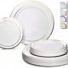 " OCCASIONS " 120 Plates Pack,(60 Guests) Heavyweight Premium Wedding Party Disp