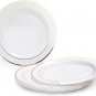 " OCCASIONS " 120 Plates Pack,(60 Guests) Heavyweight Premium Wedding Party Disp