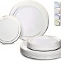 " OCCASIONS " 120 Plates Pack,(60 Guests) Heavyweight Premium Wedding Party Disp