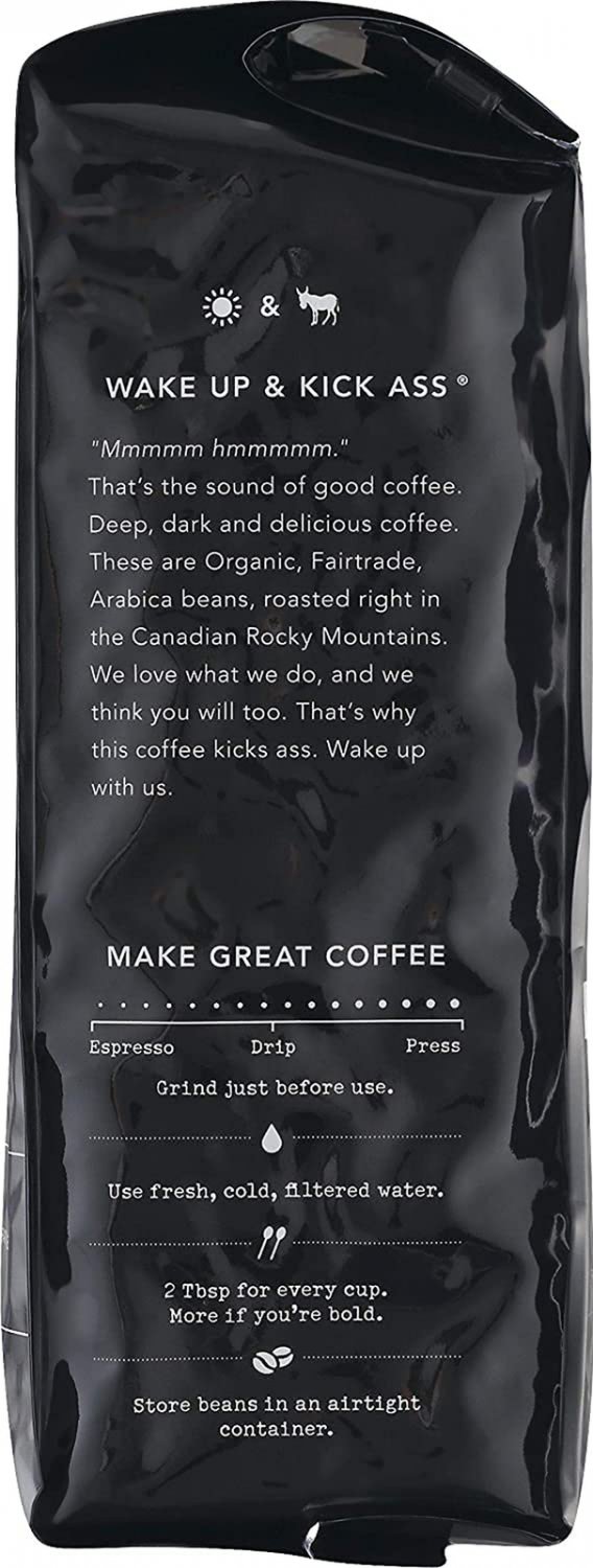 Kicking Horse Coffee, 454 Horse Power, Dark Roast, Whole Bean, 10 Oz