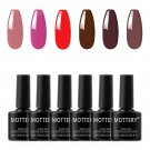 Gel Nail Polish Kit 6 Colors Gel Polish Set Soak off Nail Gel Polish Set Pink Na