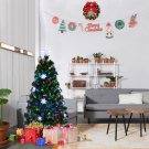 3' / 4' / 5' / 6' Fiber Optic Artificial Christmas Tree W/ Lights & Snowflakes-3