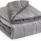 Weighted Blanket 15 Lbs, Sted Heavy Blanket, Soft Warm Sherpa Fleece Bed Blanket