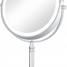 8In 2000Mah Rechargeable Makeup Mirror Vanity Mirror with Lights,Double Sided 1X