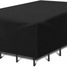 Patio Furniture Covers,79” X 65”X 31” Patio Rectangular Outdoor Covers of 600D O